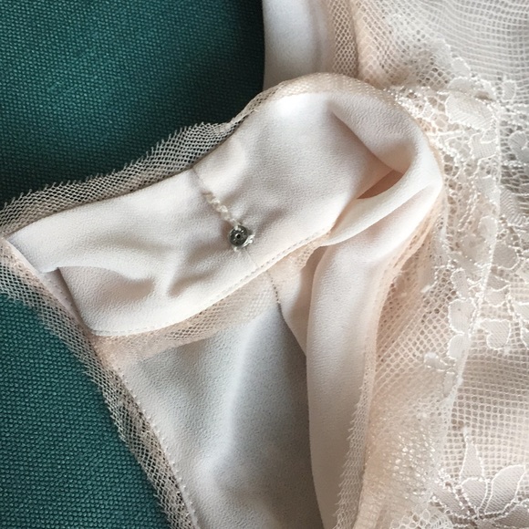 J. Crew Collection Eyelash Lace Overlay Top Blouse - Picture 14 of 14